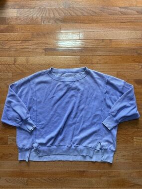 aerie Lavender Waffle Knit Pullover Sweater